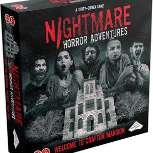 Nightmare Horror Adventures | Murder Mystery Board Game for Adults and Teens